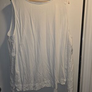 J. Jill Cream Sleeveless Tank Top